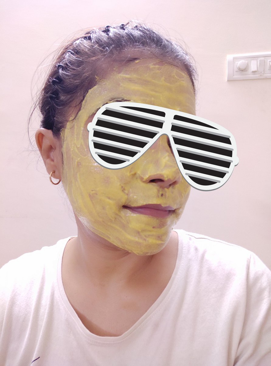 My 2 fav facepacks in recent times to deal with humid summer oily skin prakop:1. Homemade Orange peel powder+ yogurt (apply, dry, scrub off, wash)2. Besan+yogurt+(organic) turmeric+ lemon juice+ honey (mix and apply, dry, wash off)Easy for lazy ppl like me  #JogaInLockdown