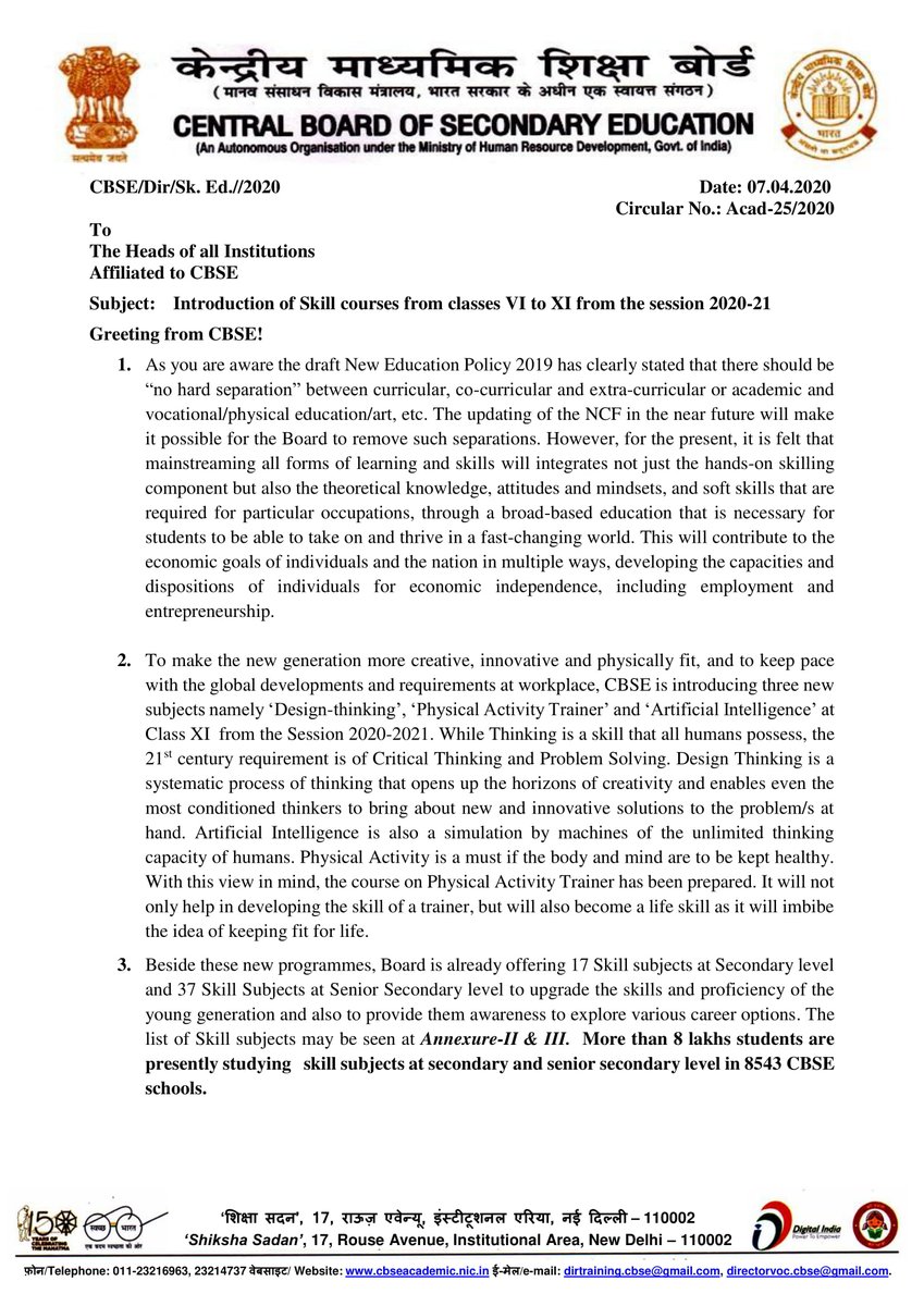 CBSE HQ tweet media