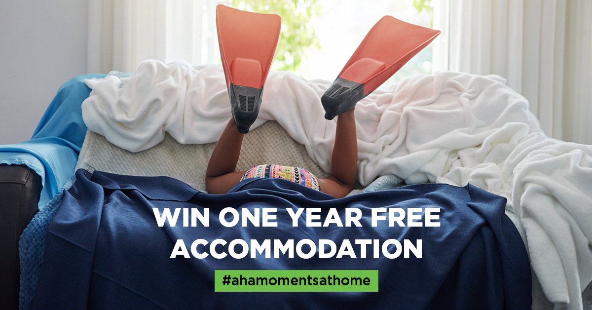 I have never seen a competition like this before 😬😬 A whole year's worth of getaways with <a href="/ahahotelslodges/">aha Hotels & Lodges</a>? Yes please!

Snap &amp; Share your #ahamomentsathome to stand a
chance to WIN ONE YEAR FREE ACCOMMODATION. Check the hashtag for some inspiration 😉