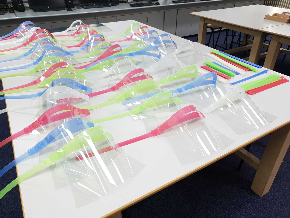 Fantastic work by Mr Moseley, Head of Design &amp; Technology <a href="/LboroGrammar/">Loughborough Grammar School</a> for his production of face shields. These shields are being delivered to local GP surgeries and care homes in Leicestershire. <a href="/ISC_schools/">Independent Schools Council</a> 

#LboroGrammar #ThankyouNHS #NHSHeroes
