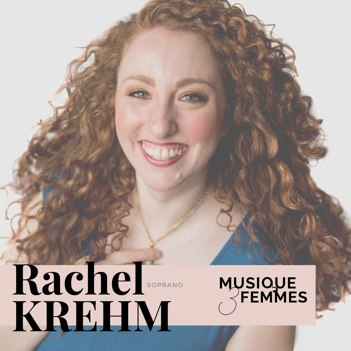 Welcoming <a href="/RachelKrehm/">Rachel Krehm soprano</a> to the M3F team!