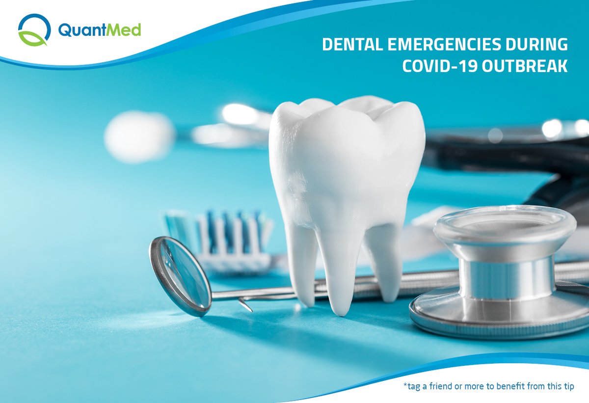 QuantMedFZ's tweet photo. Follow the below steps in case of dental emergency:
• Call your dentist to decide if your problem requires immediate dental treatment.
• If your condition requires dental treatment visit the dentist for the emergency procedure.
#QuantMed https://t.co/s7K920bek5
