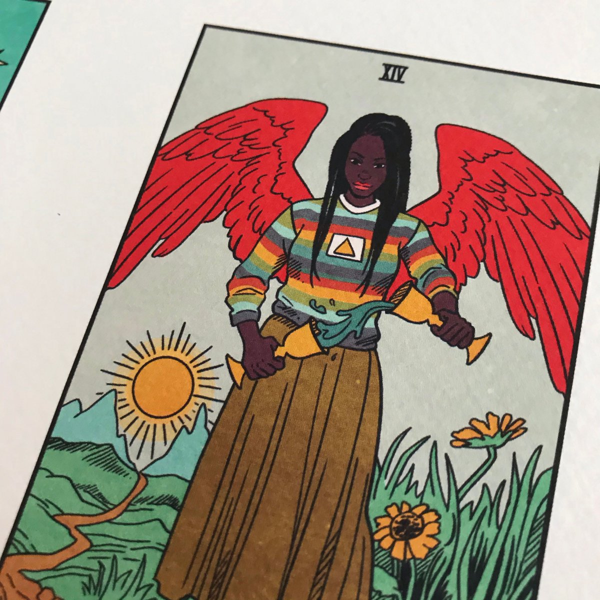 Liminal_11's tweet photo. Which is your favourite card from @LisaSterle’s Modern Witch Tarot?
Our A3 prints are printed on Tintoretto 250gsm paper ✨Get yours in our webshop: https://t.co/YWvu32Dskb 🌱⠀
⠀
#tarottuesday #modernwitchtarot #pageofwands #taroteveryday #modernwitch #lisasterle https://t.co/iYaEIpkA9N