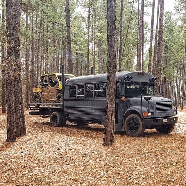 UTVGuide's tweet image. Would you?⠀
⠀
#ToyHaulerTuesday #ToyHauler #SchoolBusConversion instagr.am/p/B-rmWW8I5Sw/