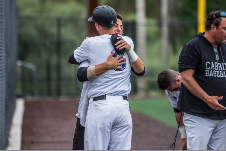 cabrinibaseball's tweet photo. Winning. Sacrifice. Triumph. All better when they are a shared experience. #DiamondCavs https://t.co/LAB21yO44z