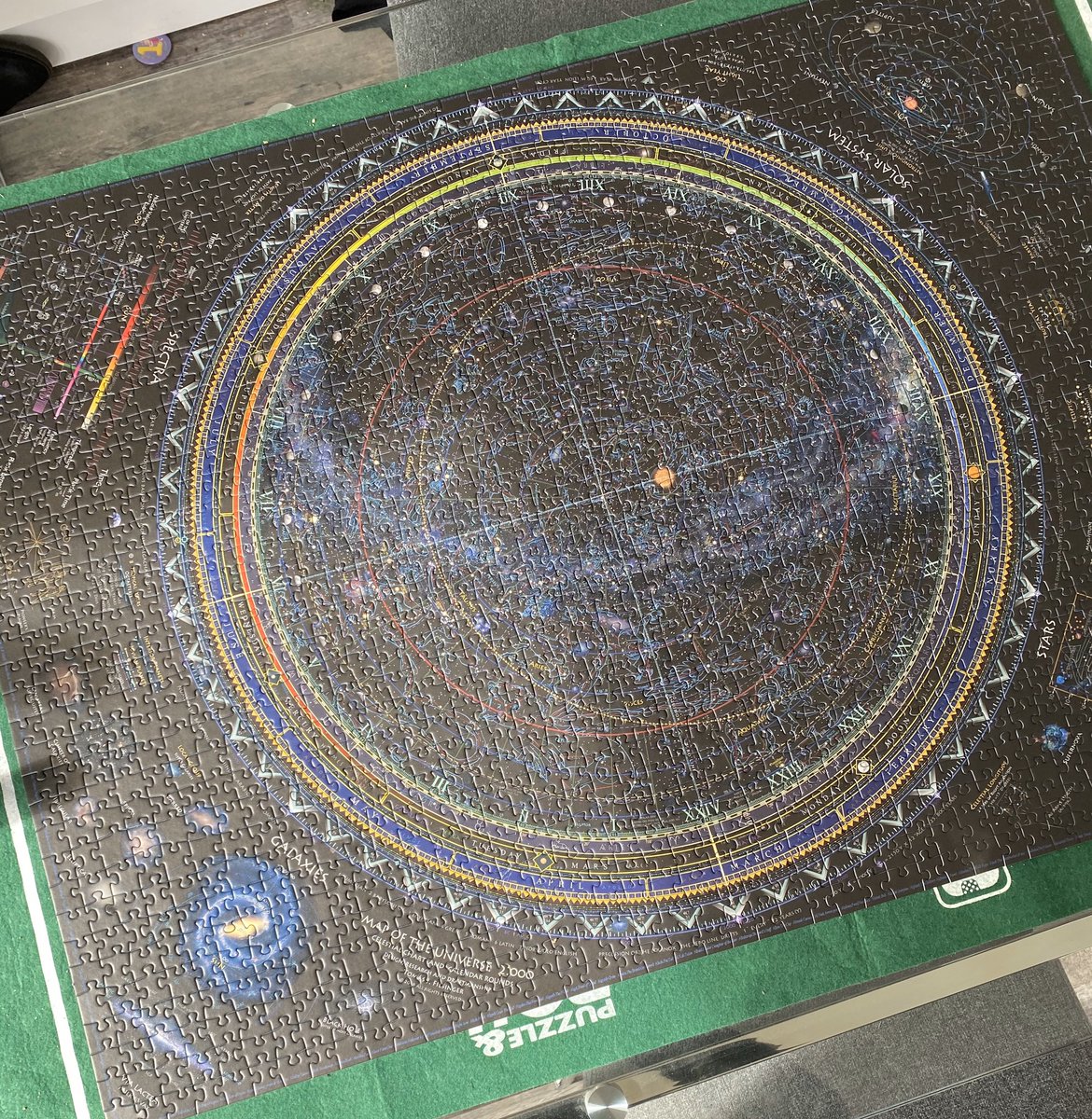 EUMcPhee's tweet photo. 1,500 pieces and 10 days later it’s finished @RavensburgerUK Only allowed to touch it after a full #workingfromhomeday completed #StayHomeSaveLives https://t.co/iNxXzc2yMn