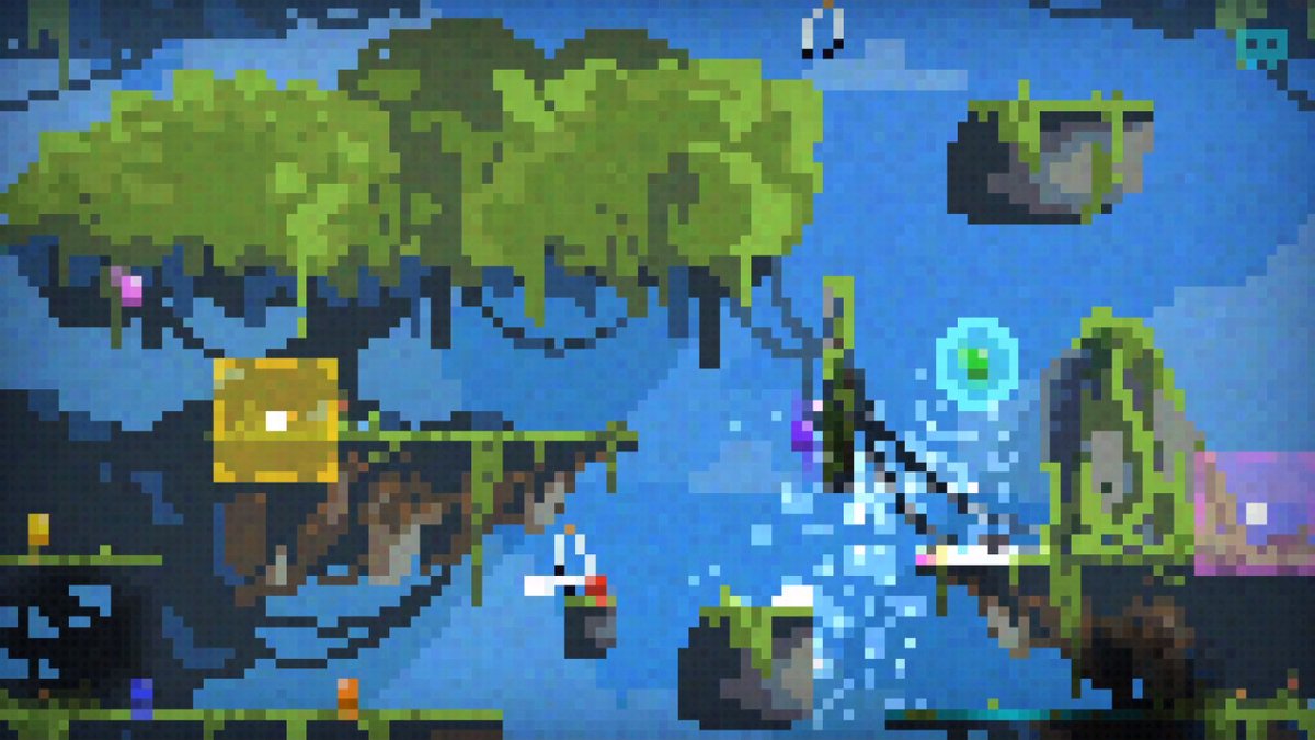 N000mad's tweet photo. OctaFight

"Move, jump, shield, throw and trigger your bomb on time to be the last in one piece, in this tribute to old couch multiplayer titles."

OUT TODAY❗️
https://t.co/JXKgve1mUi

By @PixelAlmost

#indiegame #indiedev #gamedev #screenshotsaturday #pixelart #OctaFight https://t.co/oCDr6vACMN