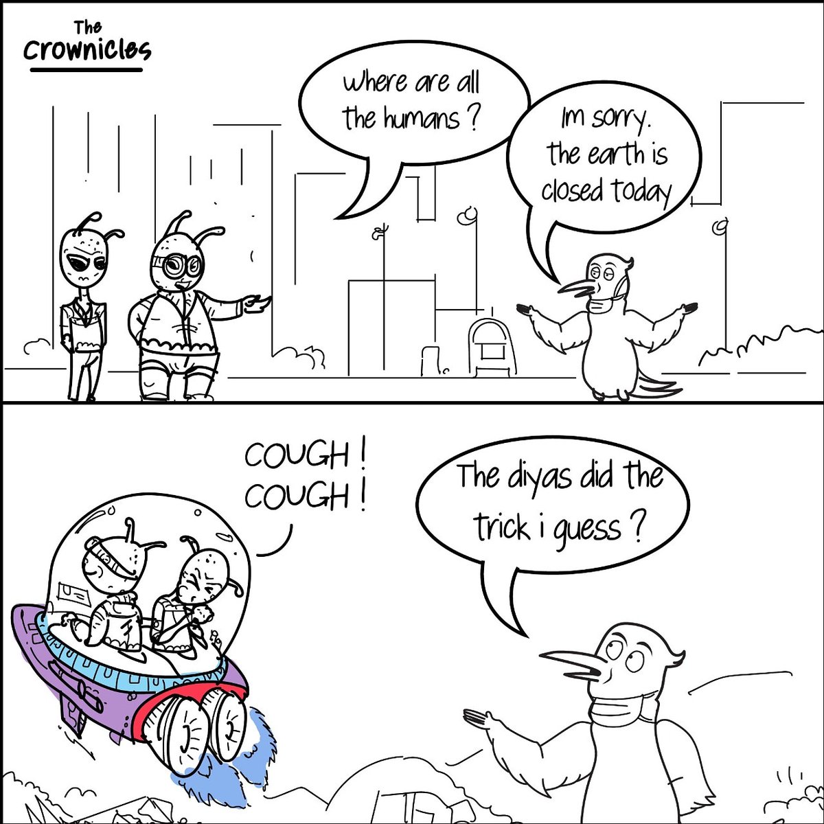 TCrownicles's tweet photo. Aliens on April theories.. #AliensVsCoronavirus #Alien #AprilFools #Aliensonapril #COVID #COVOD19 #coronamemes #TheCrownicles https://t.co/MPGjb6zDER