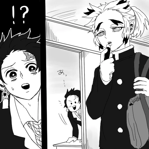 リップは女の子が塗るものだと思っている炭と、兄が今日は帰り一緒に帰ろうと言ってくれていたが委員会がなくなり早く帰れるので時間が合わなくなり先に帰ることを兄に伝えるため高等部に来ていた千(こま…かい…) 