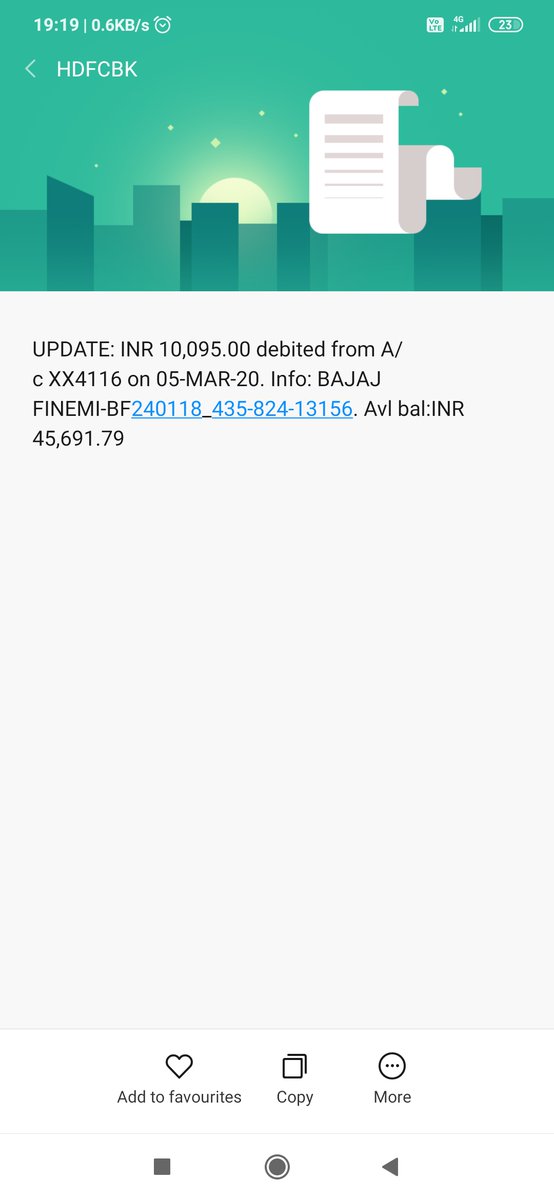 NeerajSharrma's tweet photo. Dear @RBI  , as you have reduced the CRR and interest rates in the last month, I have seen no reduction in my EMI in this month or NBFC's @Bajaj_Finserv @Bajaj_Finance have not passed on the benefits to the consumers, request you to kind intervention. sc-shot shared https://t.co/Ax2mW8qarw