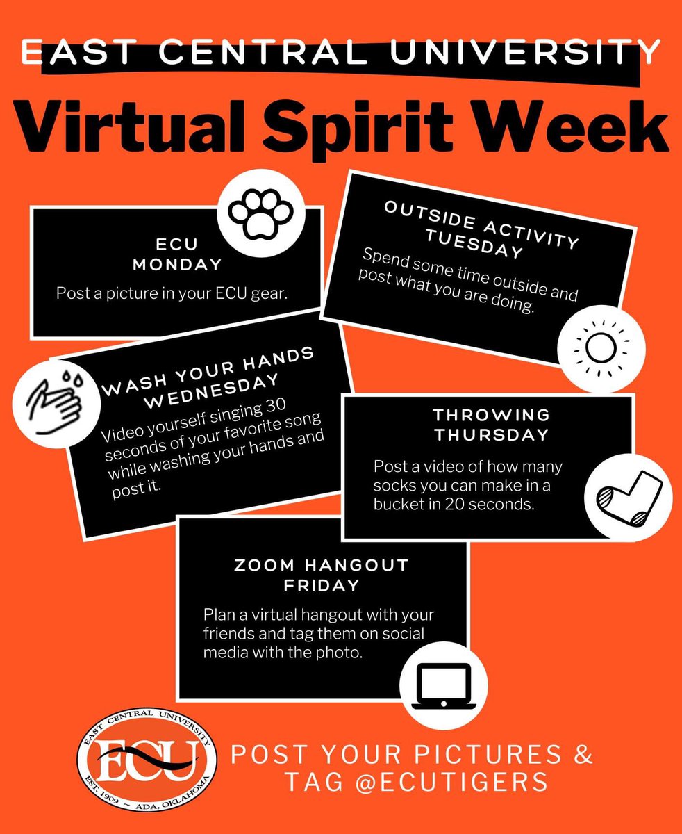 ECUTigerUpdates's tweet photo. Outside Activity Tuesday https://t.co/FdfhkG2EWv