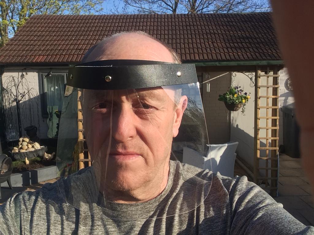 BrittonsAcademy's tweet photo. Mr Murphy has had a busy day creating masks to be donated #COVID19 #SaveOurNHS @elatrust https://t.co/OnwPCq8pJn