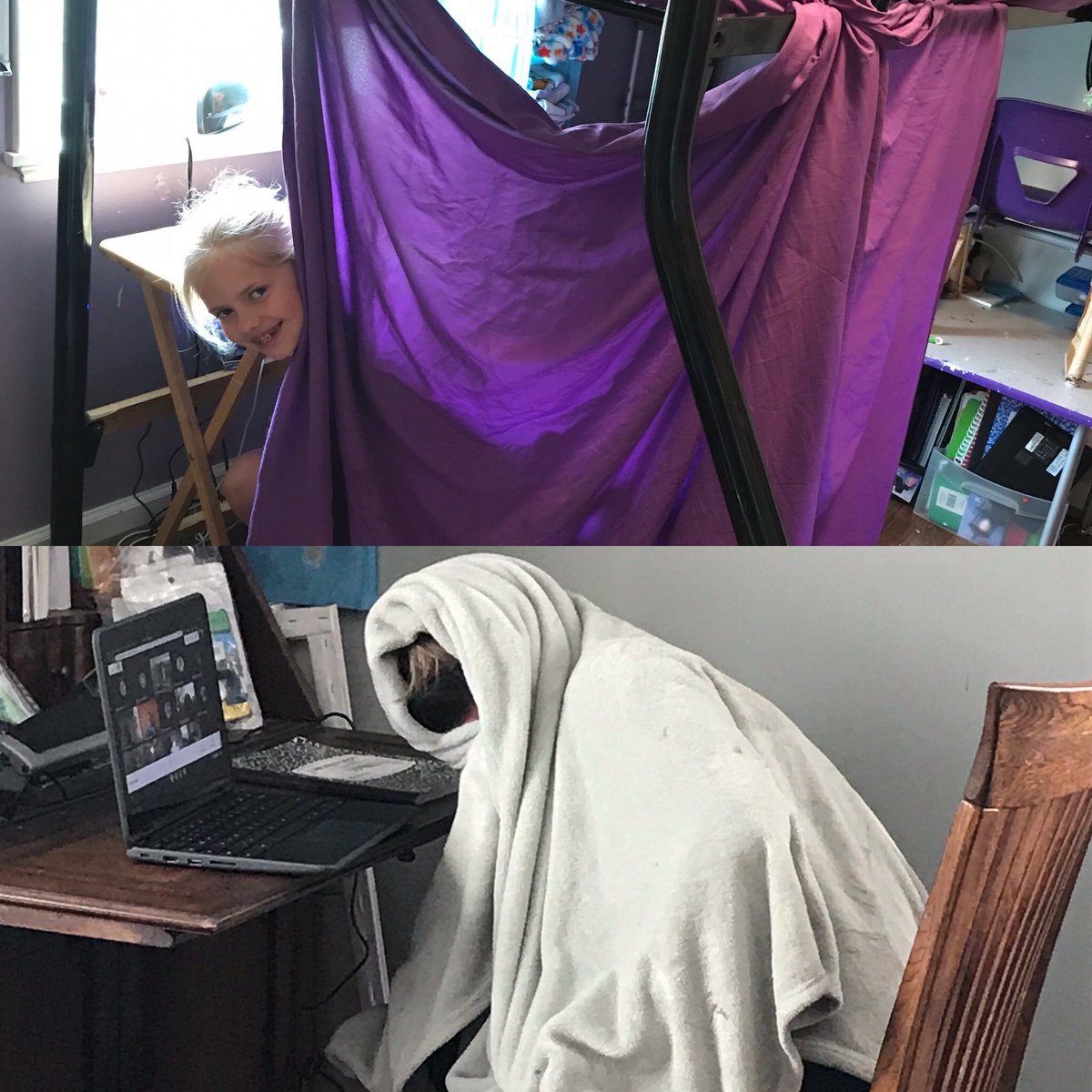CoachLiz22's tweet photo. Blanket fort day. #RocketsReadOn https://t.co/CvCdJdQLQC