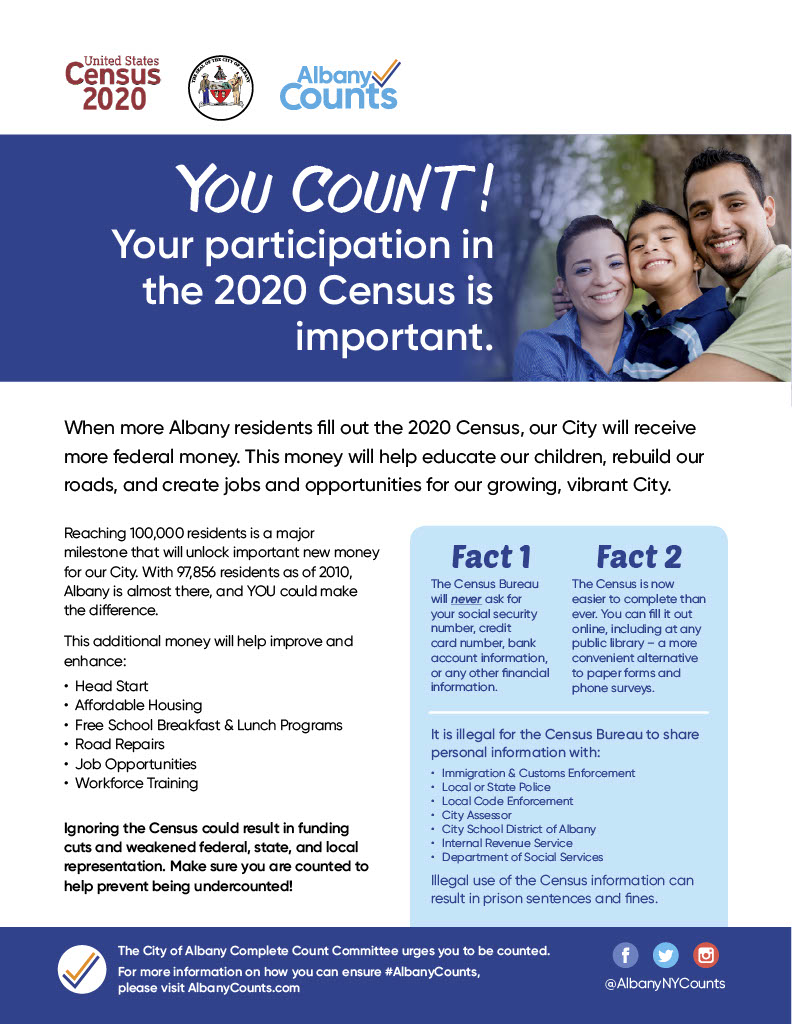 FD_AlbanyNY's tweet photo. Many of you have reached out and asked how you can help us at this time. We truly appreciate your support, and there is a way that you can help us that only comes along once every ten years. We need all City of Albany residents to BE COUNTED. #helpushelpyou #becounted https://t.co/aa6k89Nb7H