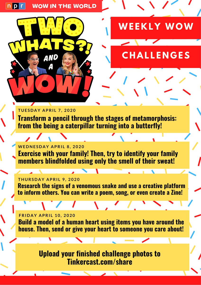 wowintheworld's tweet photo. We got a fresh batch of weekly #STEAM challenges from @2WhatsandaWow! And W.O.W. Members, try this week's Mini Moon #Wowtivities while you are checking out tonight's Super Pink Full Moon- https://t.co/O5lhWF2cG1 #RemoteLearning #WowAtHome #EyesUpWayUp #SuperPinkMoon https://t.co/Nupizz3T4S