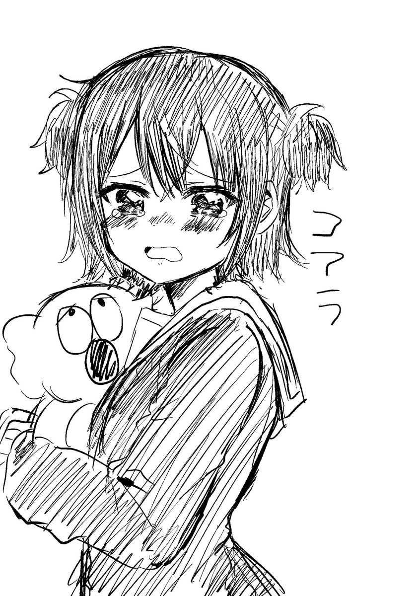 @Choppa_Ponnta ご視聴ありがとうございました!!!
雑な落書きですがよかったら(  ・ω・)つ
この子の漫画の続き年内にはどんどん出していきたいと思ってます!!! 