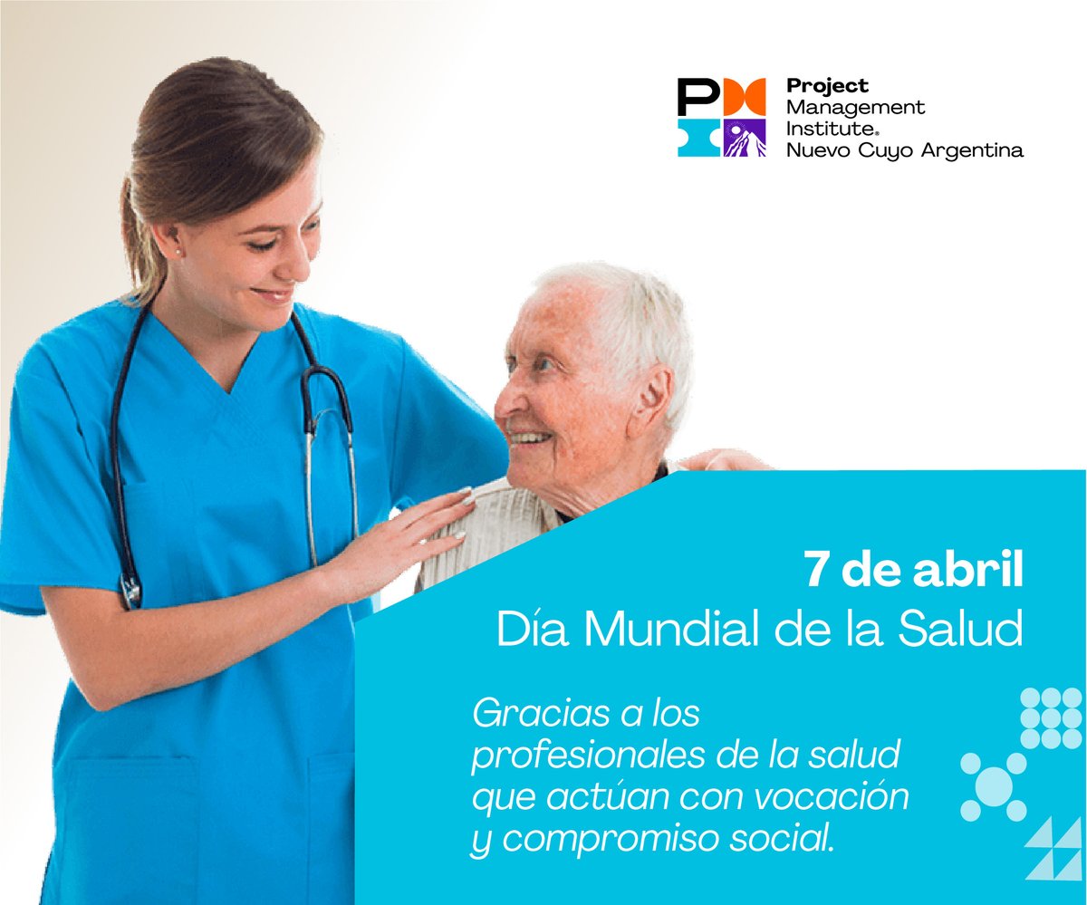 El contexto actual nos lleva a ser conscientes y valorar la importancia del rol del sistema de salud y de los profesionales que actúan con gran vocación.
A todos ellos ¡Gracias!
#SudecenCosasBuenas #EmpoweringThePeople #TheProjectEconomy #UnaDécadaDePMIenCuyo #DíaMundialDeLaSalud