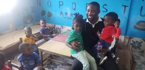 Visits your kids at school too..The inspiration to his society!GA boy 100%