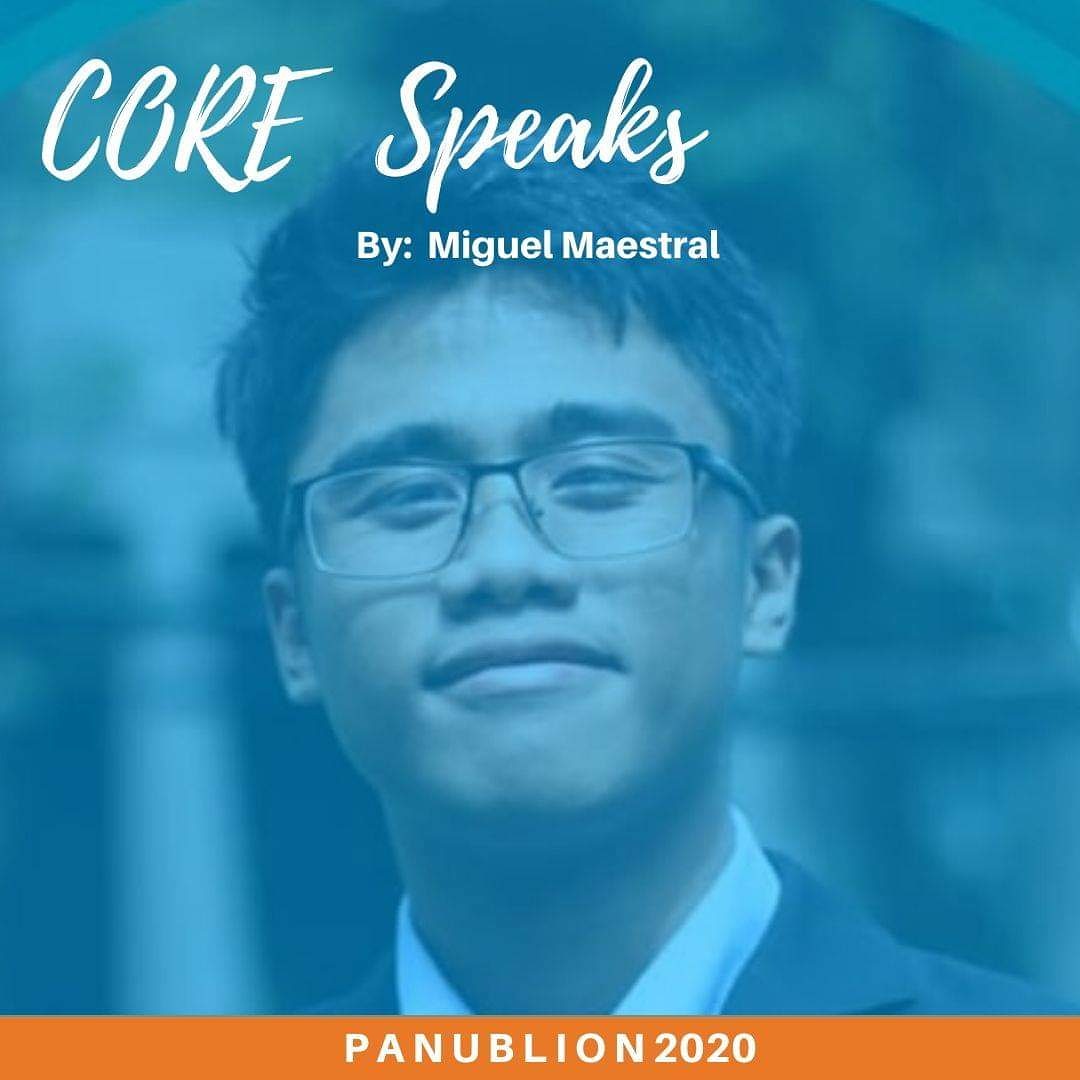 coreph1's tweet photo. Our next story teller is Miguel Maestral, a CORE member and a committed earth warrior 🌎
READ MORE:
https://t.co/dsB3503zzY
#Panublion2020 #CORESpeaks #PilipinasKontraCovid19 #Youth4Kids #Kids4Climate #ParaSaBata https://t.co/sVTFIMHEMS
