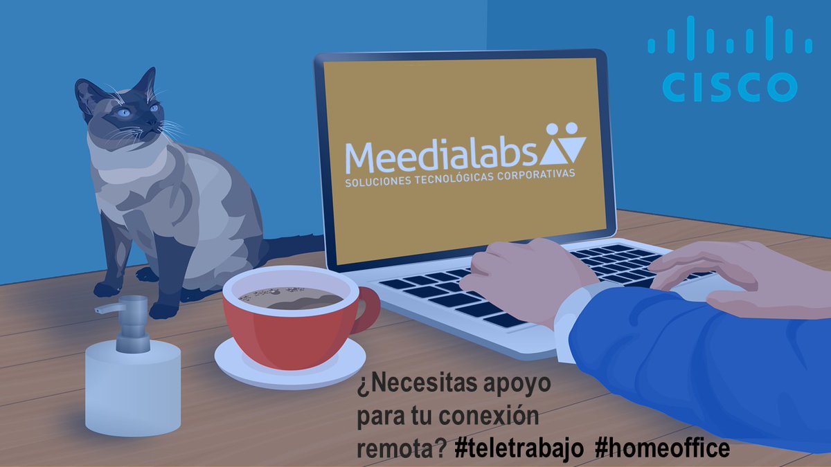 #FelizMartes, te preguntamos:¿Es la primera vez que trabajas remoto y necesitas ayuda? ¡Cuenta con nosotros! meedialabs.com #webex #Cisco Échale un vistazo a estos recursos y guías prácticas para mantenerte productivo en estos tiempos difíciles: bit.ly/2RiWuSS