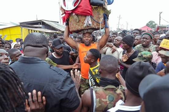 He education didn't stop him from taking part in traditional activities. An MP for his people.