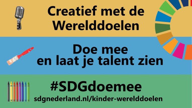 sdghouse_ams's tweet photo. Toffe actie van @SDGNederland en Museon om kinderen te betrekken bij de SDG’s! #Werelddoelen #SDGdoemee. https://t.co/9UUDj4eGRG https://t.co/NN5eizpy31