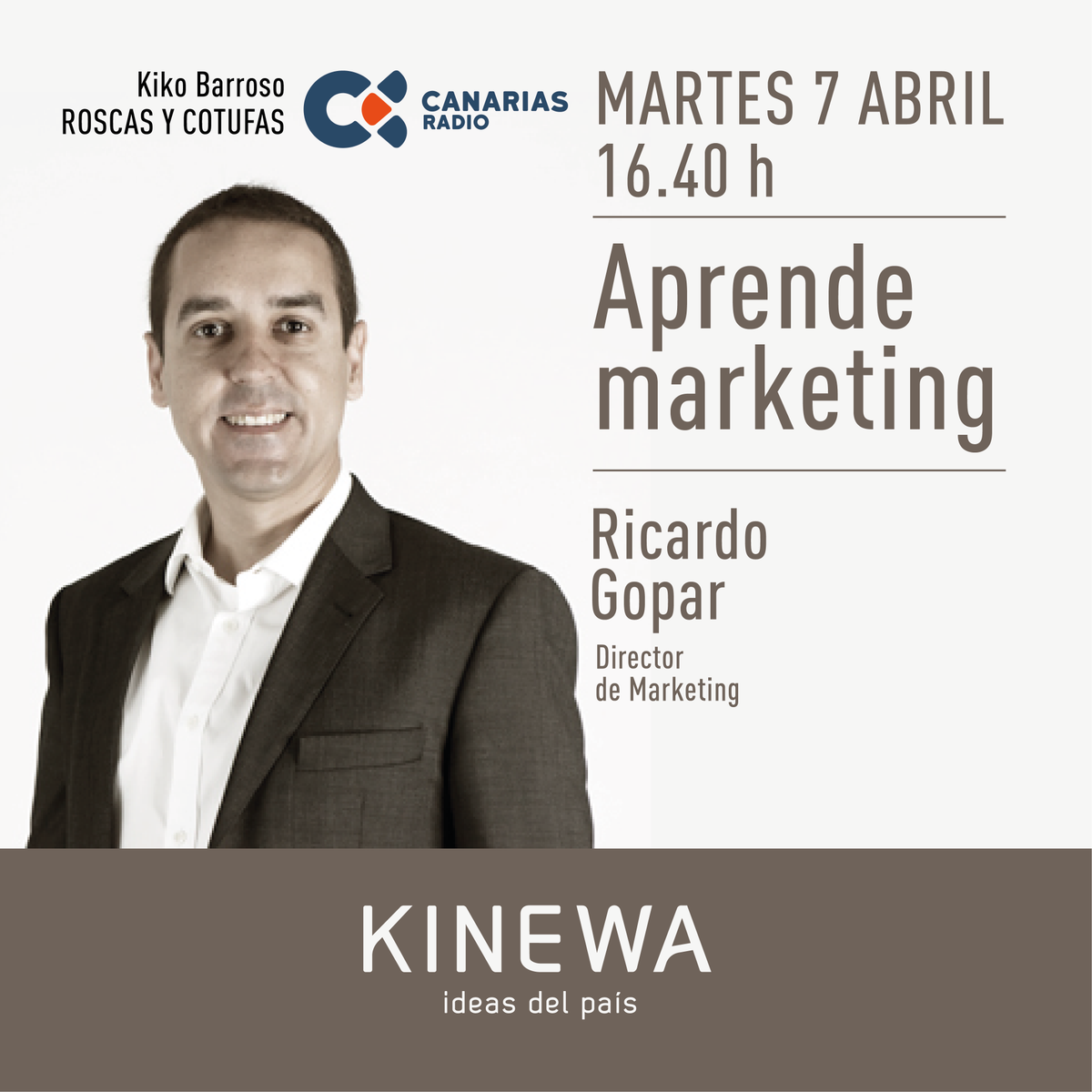 📣Imparable el ritmo de inscripciones al curso #AprendeMarketing de nuestra <a href="/escuelamkt/">EMyP</a>. ¡100% online! ¡GRATIS! Esta tarde también te lo contaremos en @laautonomica  con <a href="/KBarrosoG/">Kiko Barroso Gil</a> 📻