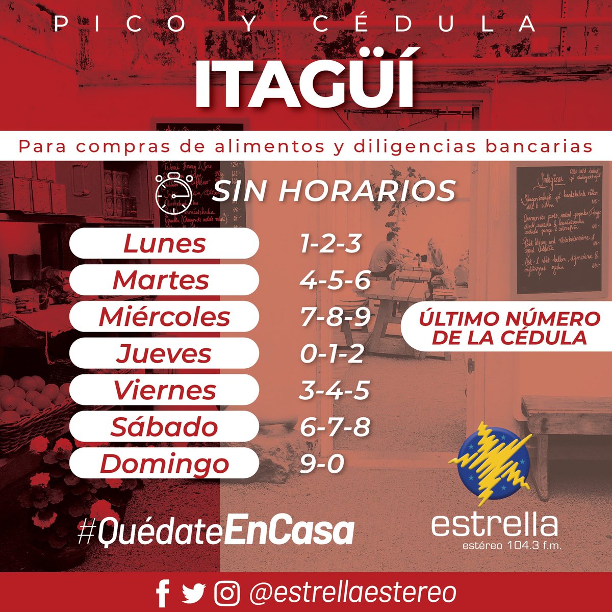 estrellaestereo's tweet photo. #EstrellaInforma 📢 la medida del #PicoYCédula en los 10 municipios de toda el Área Metropolitana 🏠🙏🏼
Toda la información en este hilo (1/3) ⬇️ https://t.co/1m5muB4cWa