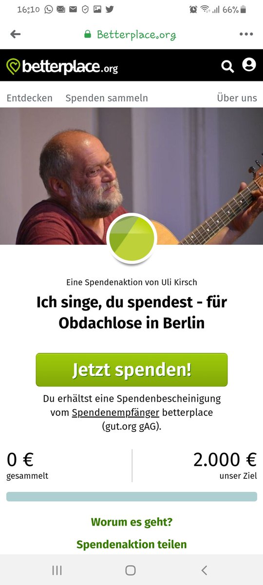BJanne1110's tweet photo. Mein Nachbar #UliKirsch gibt am #Ostersonntag 19:30Uhr ein #Wohnzimmerkonzert #Live (online) zu #Gunsten der #BerlinerObdachlosenhilfe,der #LINK zu #Facebook u #YouTube findet ihr hier⬇️wäre schön wenn viele dabei sind u auch #Spenden würden.
https://t.co/6WY0zJS0qY https://t.co/227Q7TJhoX