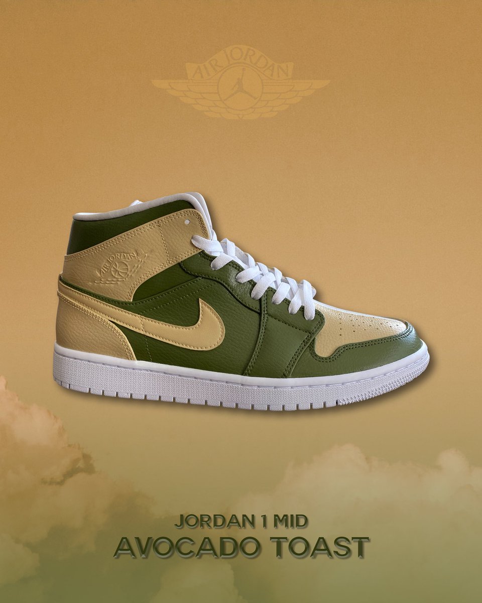 _xjreyes's tweet photo. Custom Jordan 1’s by me 😎 The ‘Avocado Toast’ 🥑🍞 HMU for customs 🤙🏽 https://t.co/yVELaYZHqC