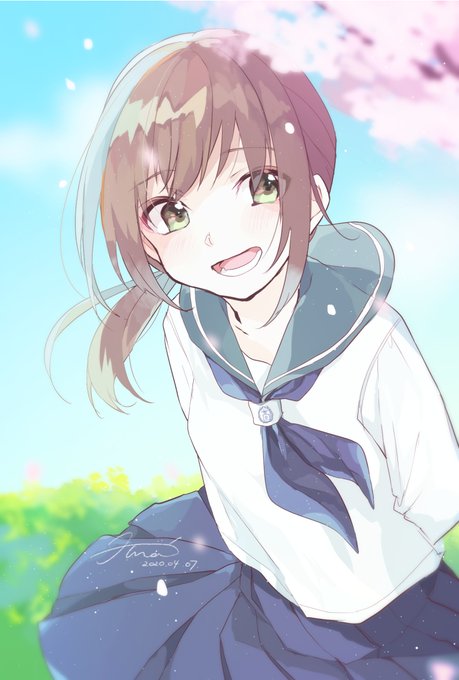 吹雪と春散歩 