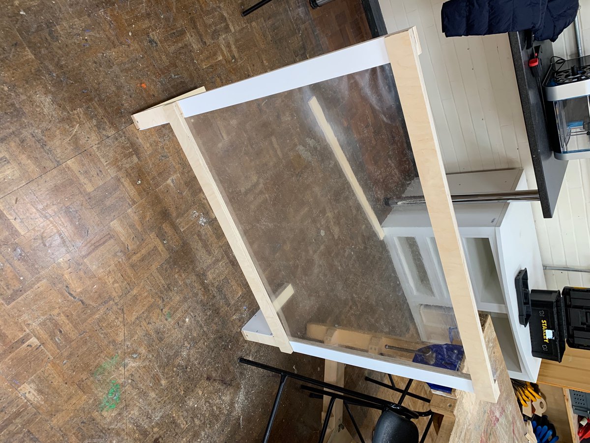 ShirelandDesign's tweet photo. Today in D&amp;T @ShirelandDesign @ShirelandCA we made counter screens for 8 pharmacies in and around Smethwick, including a few additional face visors! #helpingourNHS @ExpressandStar https://t.co/7kqUcvyme8