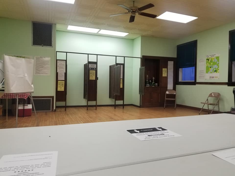 I reported to duty to do my share as a poll worker at 6:30am today!