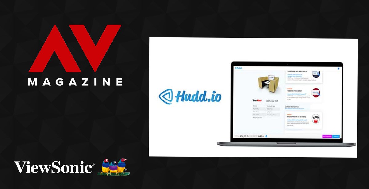 ViewSonic has partnered with <a href="/huddio/">Hudd.io</a> to make designing integrated and effective 'huddle' spaces easy! 

Head to <a href="/AVMag/">AV Magazine</a> to find out more 👉🏼 bit.ly/2JOOZyZ

#ViewSonic #Huddio #huddle #AVMagazine