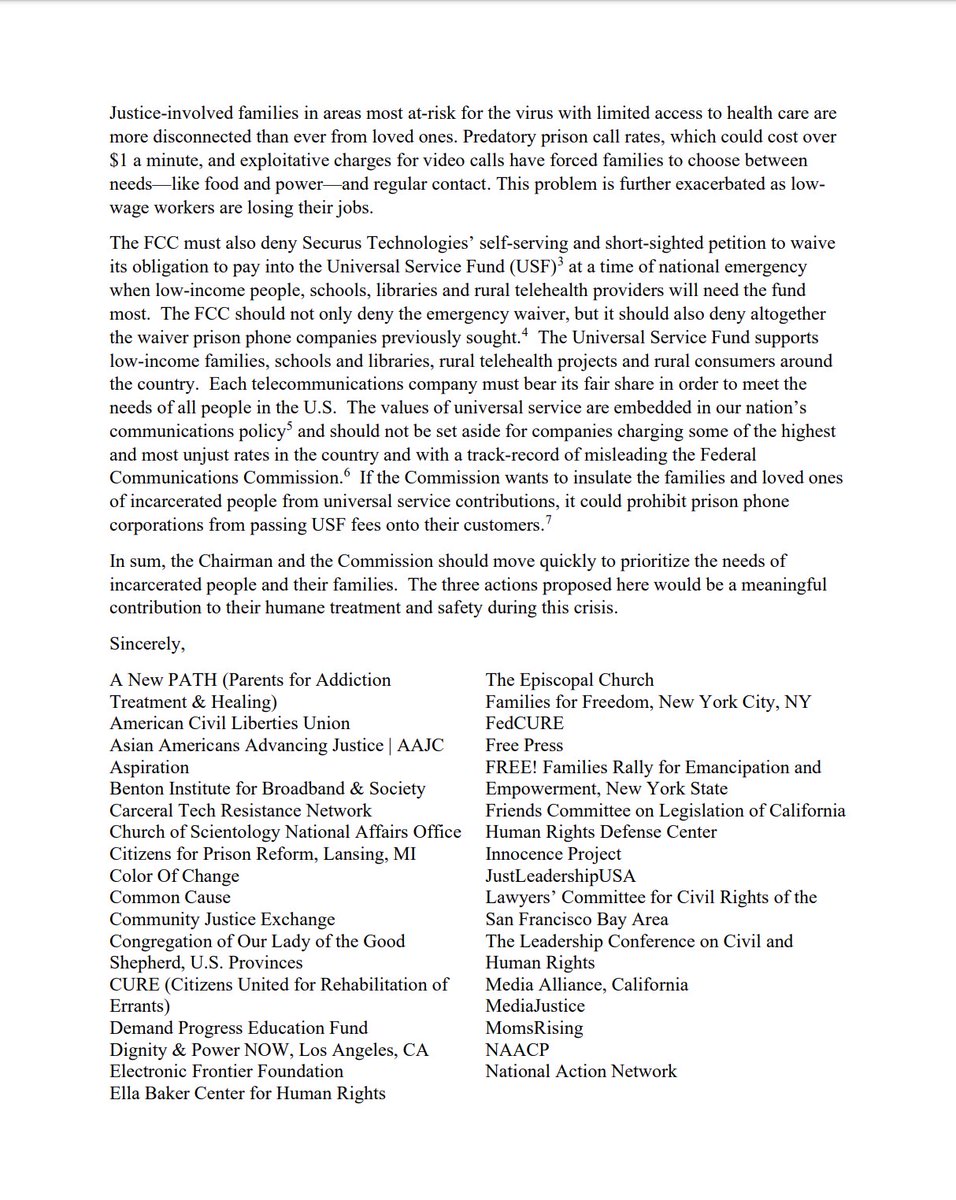 Screenshot of page 2 of the letter. The full text is available at the link in the original tweet.