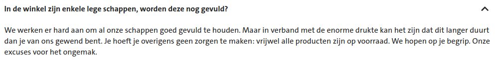 thulinma's tweet photo. @JumboSupermarkt Deze tekst op de website (afb. 1) is behoorlijk misleidend. Het antwoord in de veelgestelde vragen (afb. 2) is ietsje eerlijker. De winkels hebben al een systeem wat voorraadbeheer doet: zet online wat de huidige voorraad is voor elke winkel..? Voorkomt onnodig bezoek! https://t.co/UmvXom0oh5