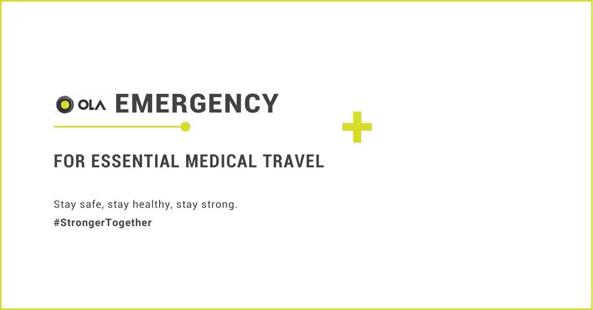 Bhavish Aggarwal (@bhash) on Twitter photo We are bringing 'Ola Emergency' to #Bengaluru to help with trips to and from hospitals for citizens in collaboration with the Govt of KA. We thank <a href="/sriramulubjp/">B Sriramulu</a> in enabling this much needed essential mobility service during these difficult times. bit.ly/OlaEm #COVID19 We are bringing 'Ola Emergency' to #Bengaluru to help with trips to and from hospitals for citizens in collaboration with the Govt of KA. We thank <a href="/sriramulubjp/">B Sriramulu</a> in enabling this much needed essential mobility service during these difficult times. bit.ly/OlaEm #COVID19