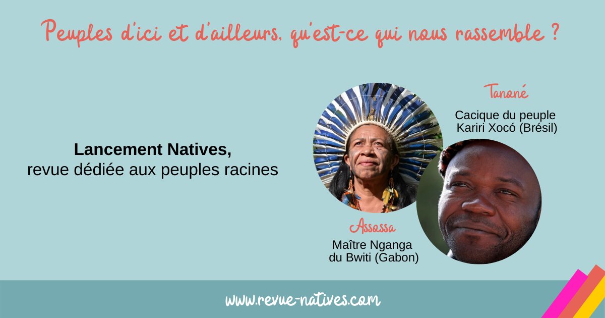 L'équipe de la revue Natives nous a apporté son aide pour organiser la plénière du Salon.
L'occasion de découvrir cette revue dédiée aux peuples racines, dont nous avons beaucoup à nous inspirer pour notre management ! 
Découvrir Natives &gt;&gt; revue-natives.com