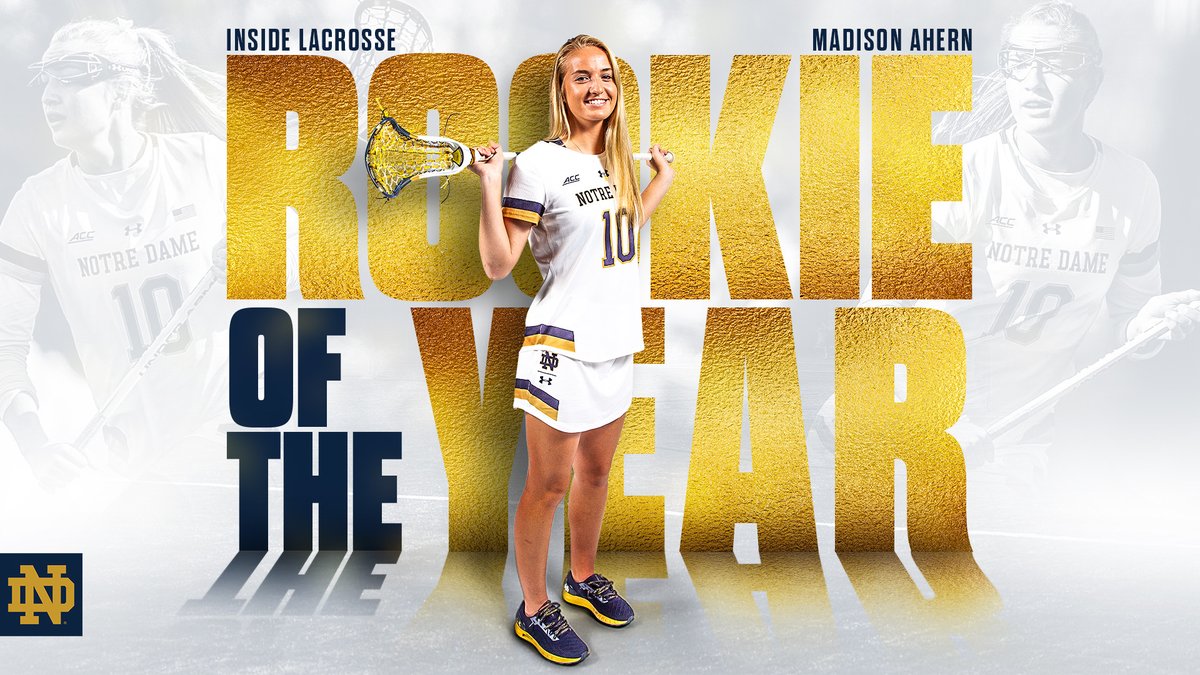 Madison Ahern has been named <a href="/ILWomen/">ILWomen</a>'s National Rookie of the Year. 👏

Congrats, 🔟!

#GoIrish☘️