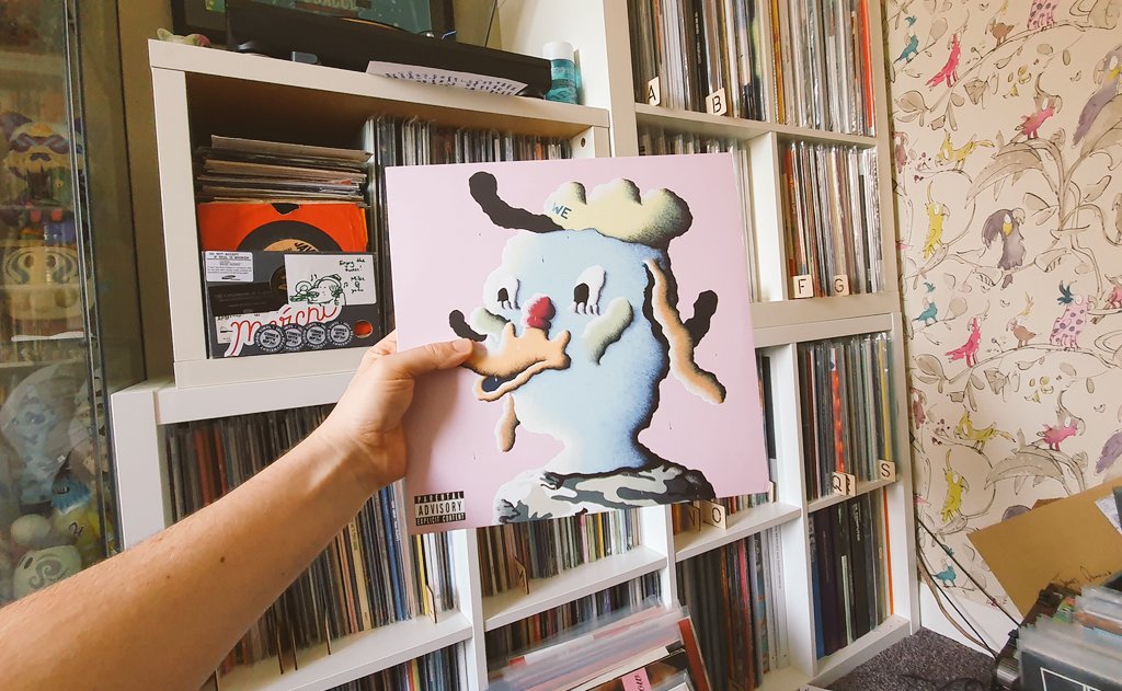 Cooooouk's tweet image. I recently impulse-bought "Burd" by Wilma Vritra (Wilma Archer and Pyramid Vritra) from @normanrecords and have zero regrets. Great colab, spot-on instrumentation and vocal combo. File under "Madvillainesque"

#RSOTDCompetition
#RecordStoreoftheDay