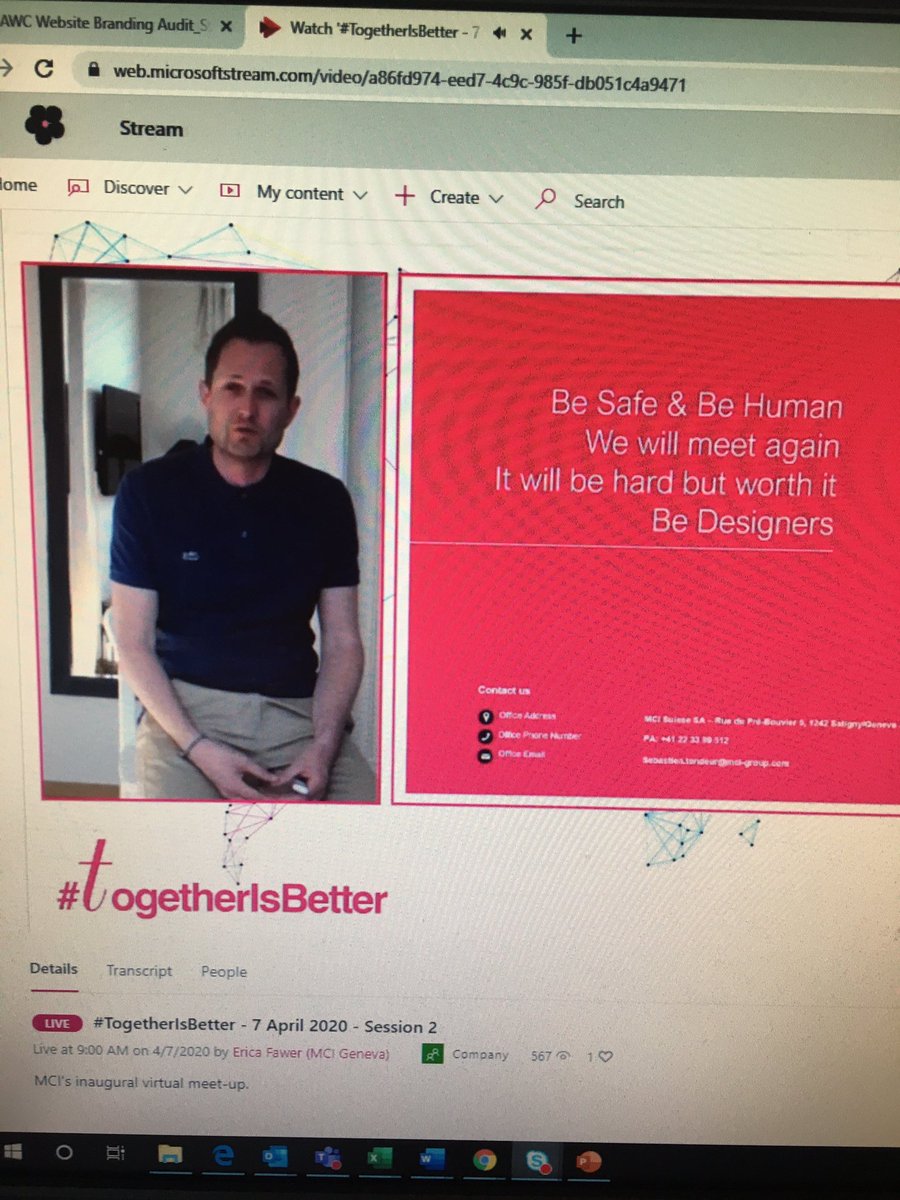Sheilamires's tweet photo. #TogetherIsBetter thank you @Seb_Tondeur for an informative @MCI_Group update. Happy to be part of the #MCI team. We will meet again 🙌 https://t.co/XfEOtUi5o5