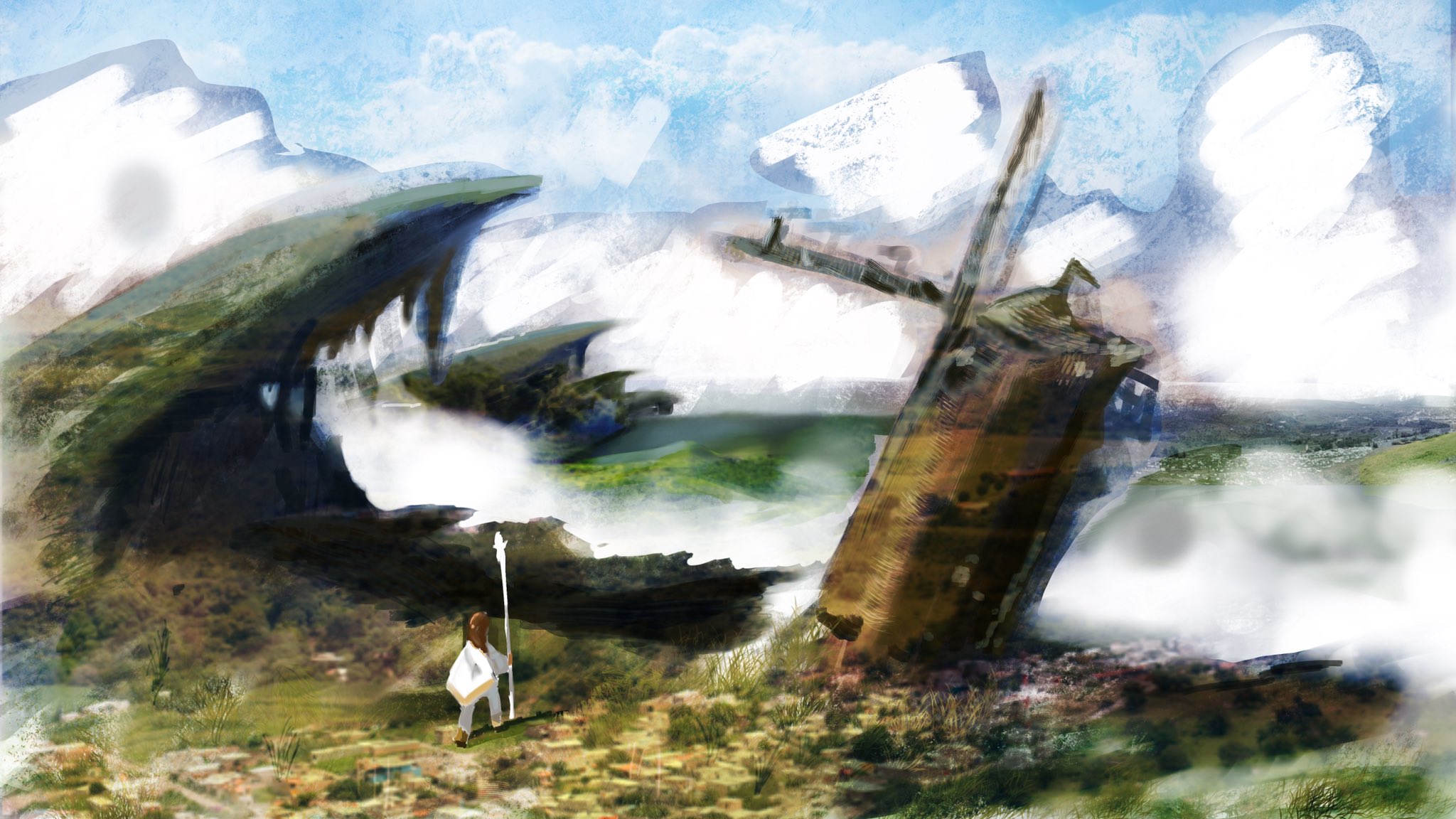 ファンタジー背景描き方教室 Twitter Search Twitter
