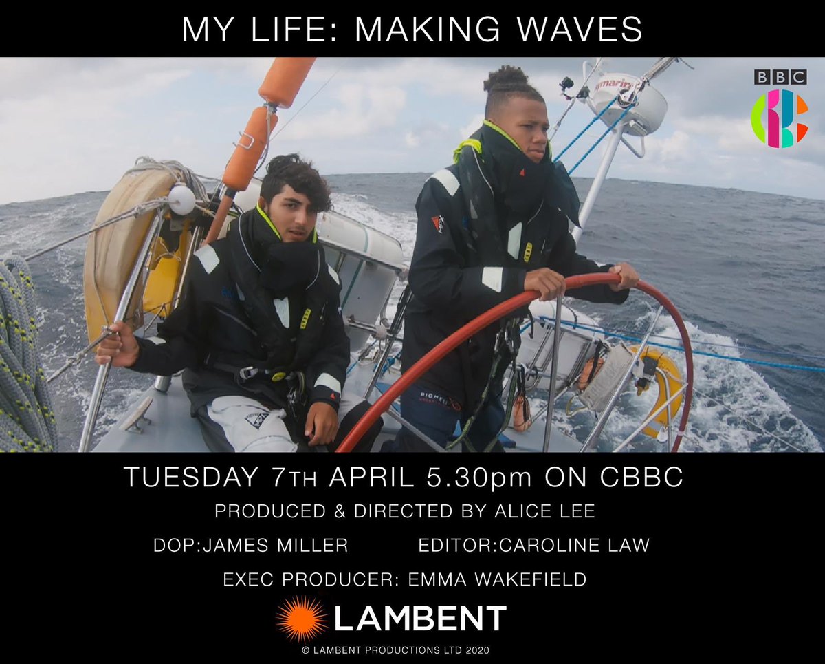 tink7919's tweet photo. I hope every one is well and safe!
Just a reminder this amazing documentary is on today on Cbbc at 5.30pm showcasing the amazing work these guys put in while competing in the fastnet race! Proud mum moment x https://t.co/avWIqpo4pz