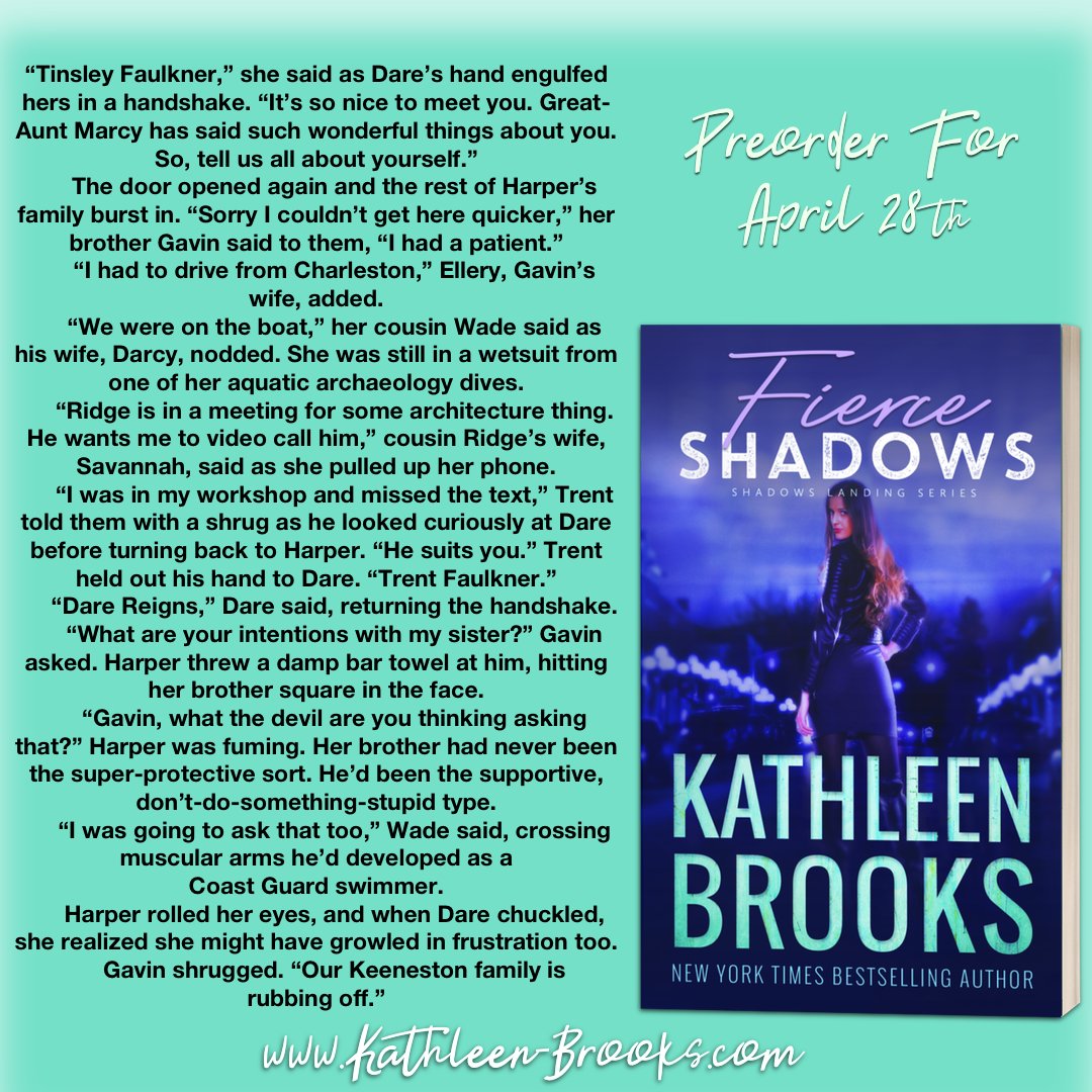 BluegrassBrooks's tweet photo. It's #TUESDAYTEASER time! Just 3weeks until #FierceShadows.
Who is going to re-read the #ShadowsLanding Series to get ready for Harper's story? Get it here: https://t.co/ueM9BmsdUf #whattoread #bookworm #series #family #smalltown #booklover #amreading #amreadingromance #book https://t.co/QgLPoC3qXC
