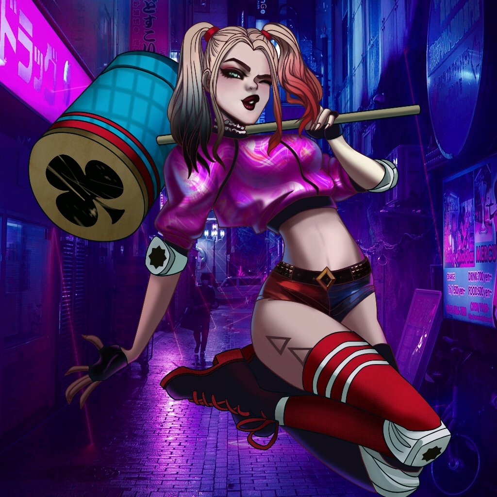 Another Harley #digitalart #harleyquinn.