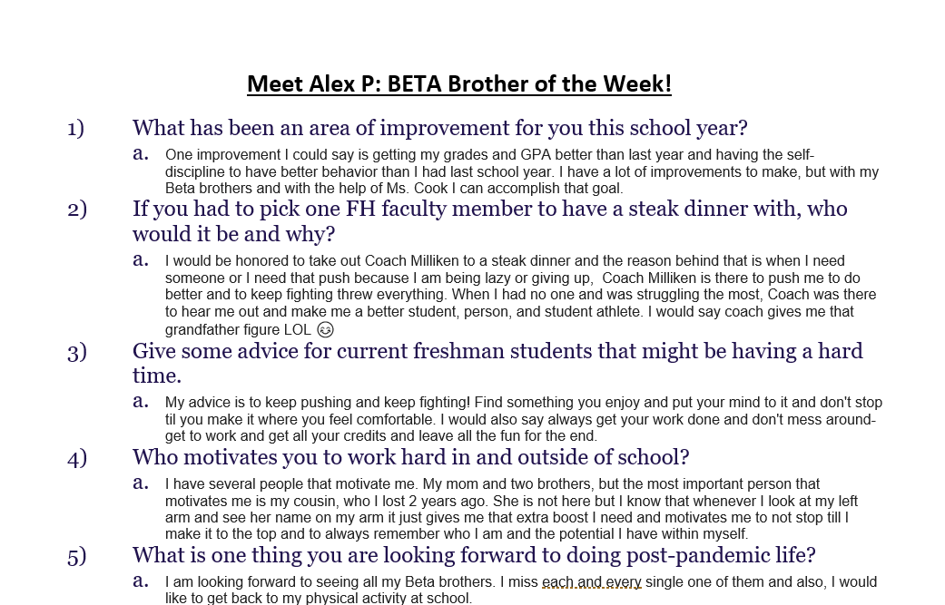 _LoBurk's tweet photo. Congratulations to our BETA Brother of the Week: Alex P.
Alex was nominated by his brothers for taking on virtual learning with ease and showing up to "school" each day after working most nights. @FHH_FalconFury @iam_apj13 @jamesonstell https://t.co/cgzAdePlWn