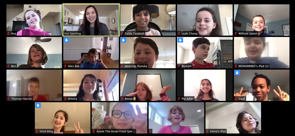 vtsperling's tweet photo. Best way to start my day! #grateful #morningmeeting #ZOOM #distancelearning #responsiveclassroom @WISRedDevils https://t.co/RG7lI58Rxu