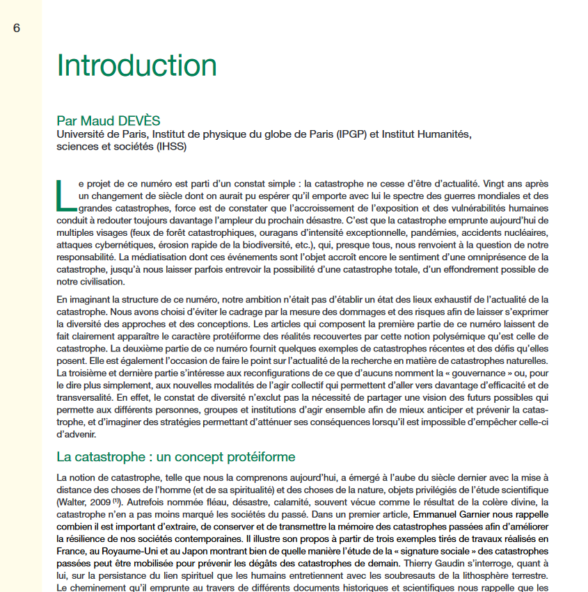 AnnalesdesMines's tweet photo. 🆕"Actualité de la catastrophe", le dernier numéro de Responsabilité &amp; Environnement, vient de paraître 🔥 
Coordonné par Maud Devès (@MaudDeves) et Paul-Henri Bourrelier, il est accessible gratuitement en ligne : https://t.co/v4dT3vVKaG
Bonne lecture ! #StayHomeSaveLives https://t.co/5BdPSLCv7r