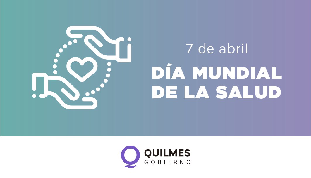 En el #DíaMundialDeLaSalud queremos reconocer y agradecer el trabajo de todas y todos aquellos que cuidan a los vecinos y vecinas de nuestra ciudad.

#SomosQuilmes 💙
#QuedateEnCasa
