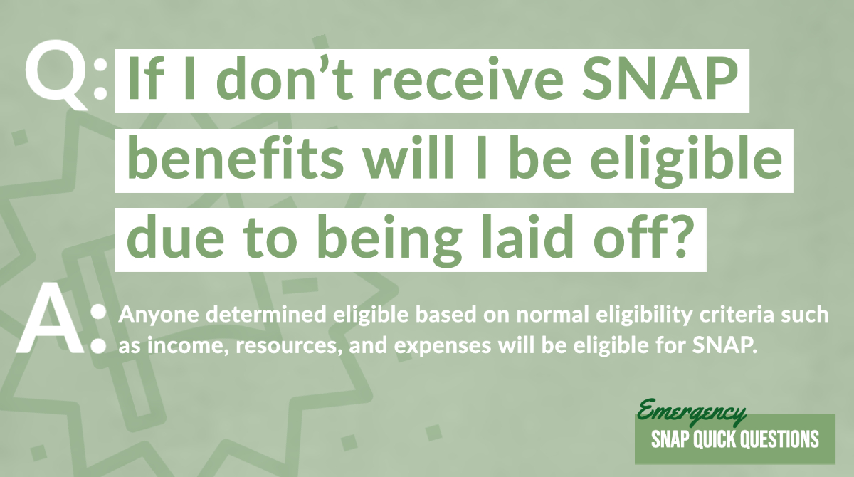 MDHS on Twitter "If I don't receive SNAP benefits will I be eligible